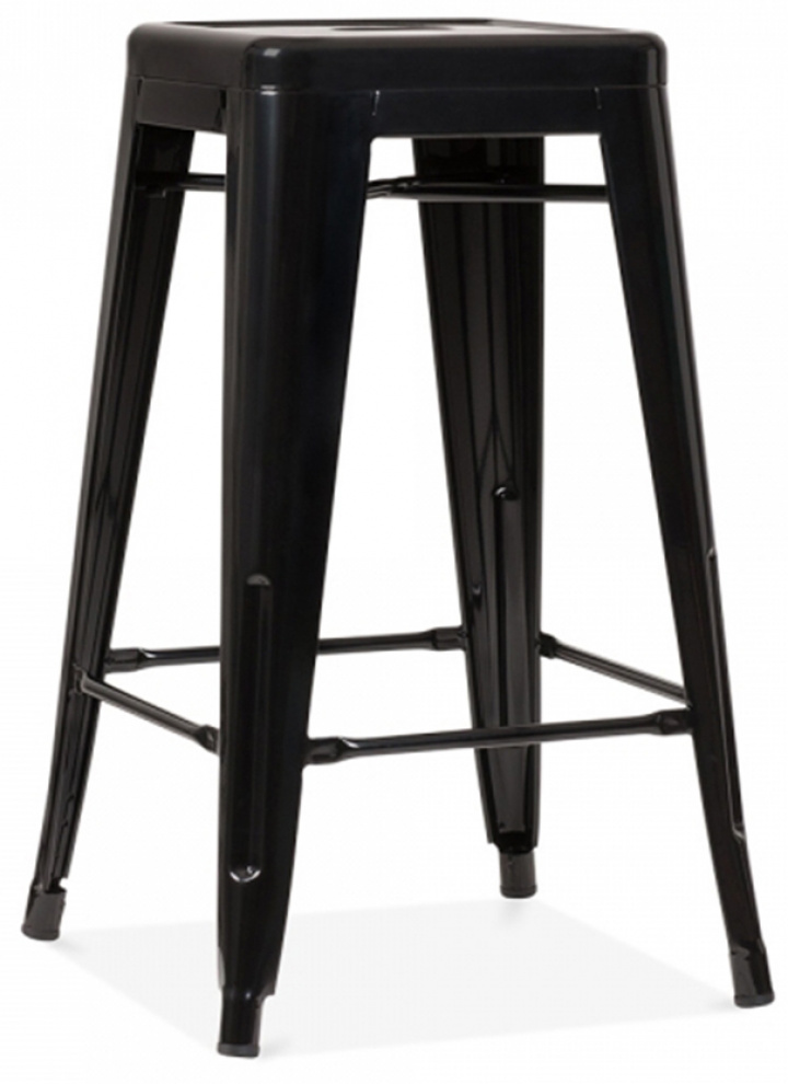 Hocker 'Montmartre' 65cm - Schwarz 