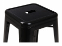 Hocker \'Montmartre\' 65cm - Schwarz 