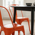 Stuhl \'Montmartre\' - Orange Lack