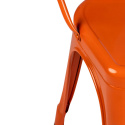 Stuhl \'Montmartre\' - Orange Lack