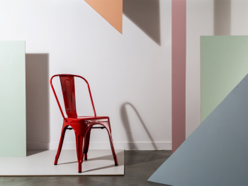 Stuhl \'Montmartre\' - Rot lackiert