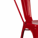 Stuhl \'Montmartre\' - Rot lackiert