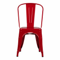 Stuhl \'Montmartre\' - Rot lackiert