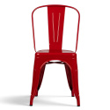 Stuhl \'Montmartre\' - Rot lackiert