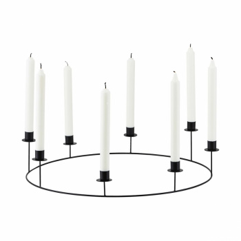 Kerzenständer Ring - Schwarz