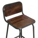 Barhocker \'Factory\' mit Rückenlehne