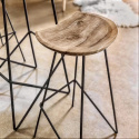 Hocker \'Teak\' 77cm - Natur