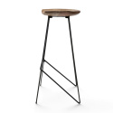 Hocker \'Teak\' 77cm - Natur