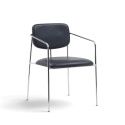 Sessel \'Ebba\' - Schwarz/Silber