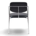 Sessel \'Ebba\' - Schwarz/Silber