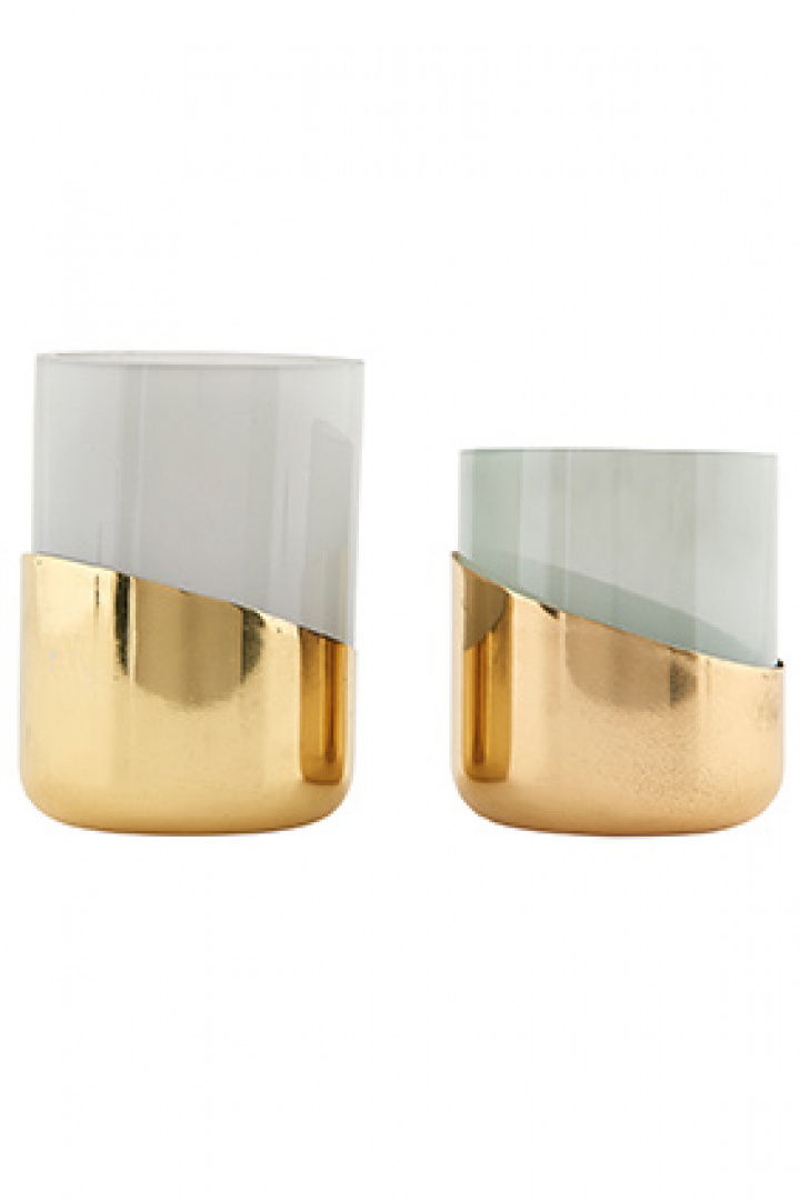 Teelichthalter Gold - Bright - House Doctor