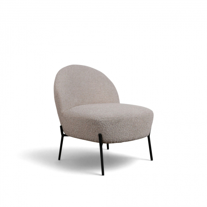 Sessel 'Gori' - Beige/Bouclé