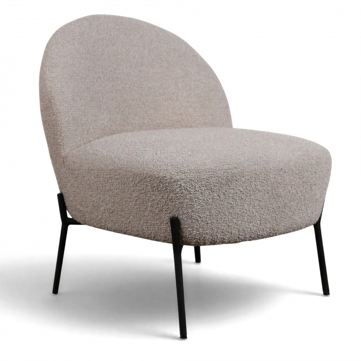 Sessel 'Gori' - Beige/Bouclé