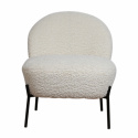 Sessel \'Gori\' - Weiß/Teddy