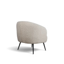 Sessel \'Capri\' - Weiß/Bouclé