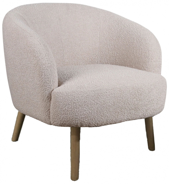 Sessel 'Capri' holzbein - Beige
