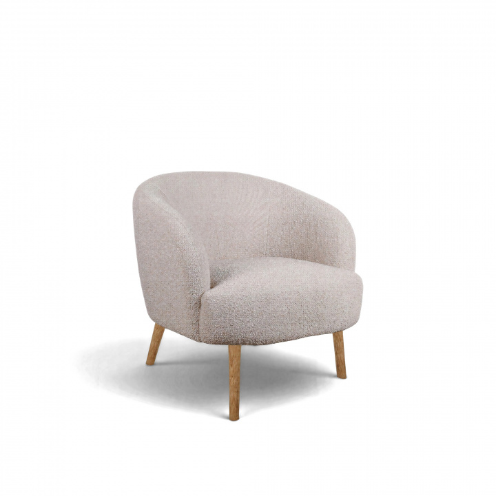Sessel 'Capri' holzbein - Beige