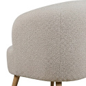 Sessel \'Capri\' holzbein - Beige