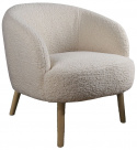 Sessel \'Capri\' holzbein - Weiß