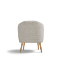 Sessel \'Capri\' holzbein - Weiß