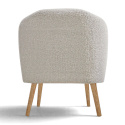 Sessel \'Capri\' holzbein - Weiß