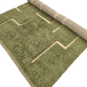 Rya Teppich \'Kiberg Handwoven Wool\' - Grün