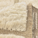 Rya Teppich \'Leknes handgewebte Wolle\' - Beige
