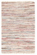Flickenteppich \'Home\' 70x300cm - Mehrfarbig Hell