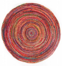 Runder Teppich \'Flätan\' 250cm - Mehrfarbig