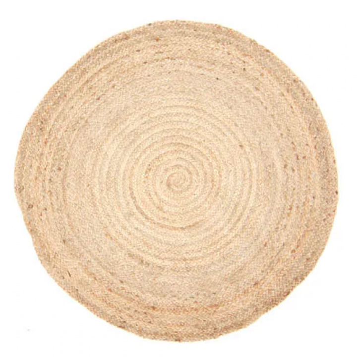 Runder Teppich \'Flätan\' 300cm - Jute in der Gruppe Einrichtung / Teppiche / Gewebte Teppiche bei Reforma (V10160661)