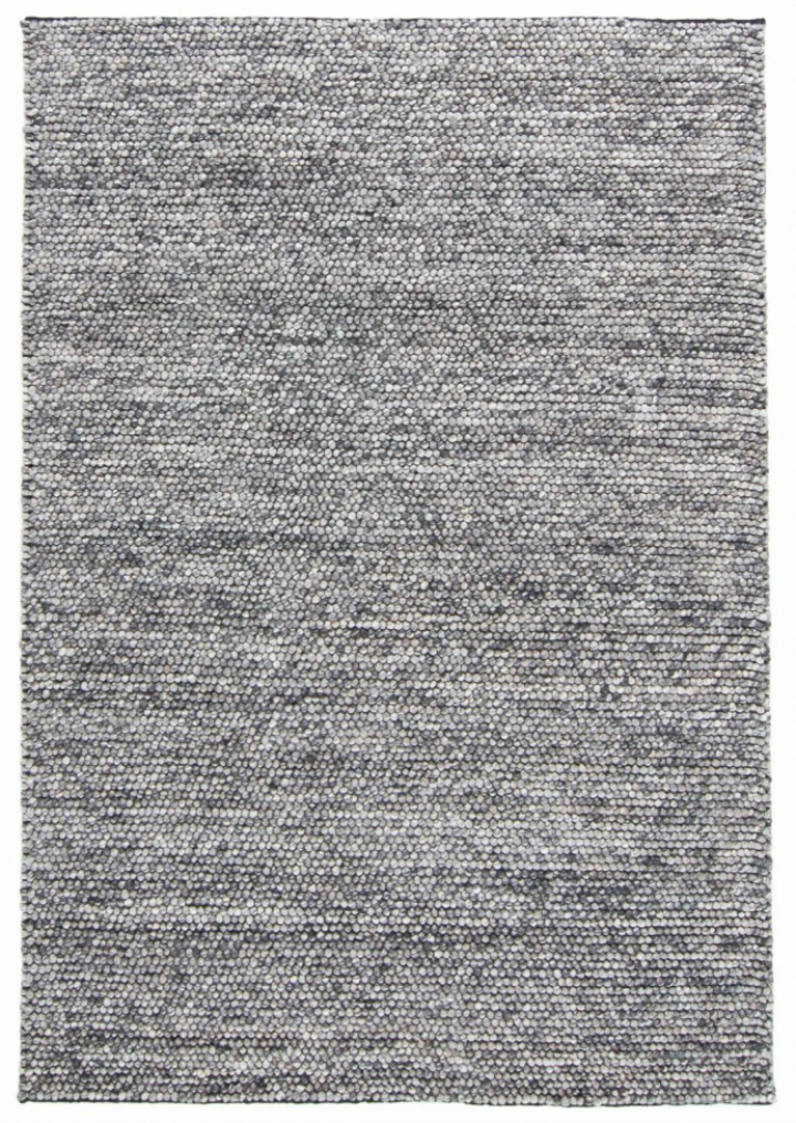 Wollteppich \'Avafors Wool Bubble\' 160x230cm - Grau in der Gruppe Einrichtung / Teppiche / Wollteppiche bei Reforma (V10163752)