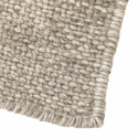 Wollteppich \'Dhurry\' 70x200cm – Grau