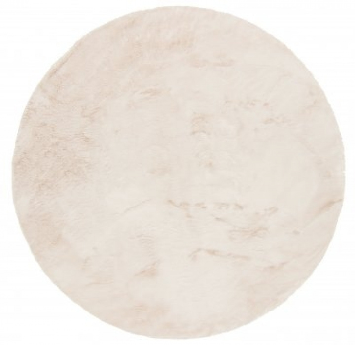 Runder Teppich \'Arnaga Super Soft\' 160cm - Beige in der Gruppe Einrichtung / Teppiche / Kurzflor Teppiche bei Reforma (V10165188)