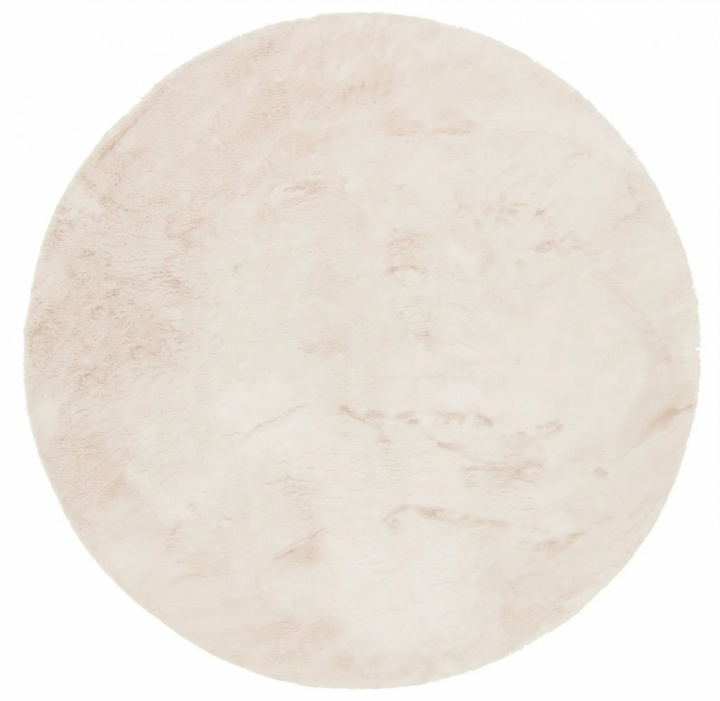 Runder Teppich \'Arnaga Super Soft\' 200cm – Beige in der Gruppe Einrichtung / Teppiche / Kurzflor Teppiche bei Reforma (V10165189)