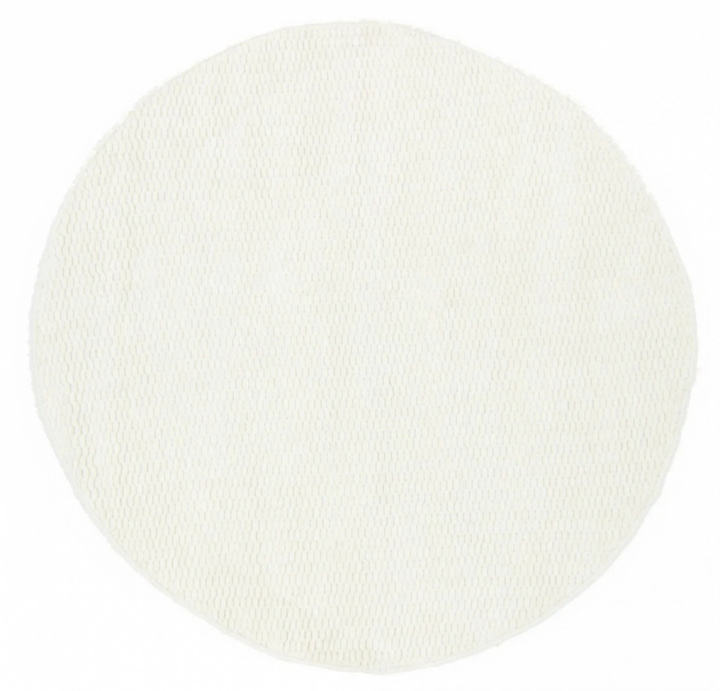 Runder Teppich \'Cartmel\' 120cm - Offwhite in der Gruppe Einrichtung / Teppiche / Wollteppiche bei Reforma (V10165451)