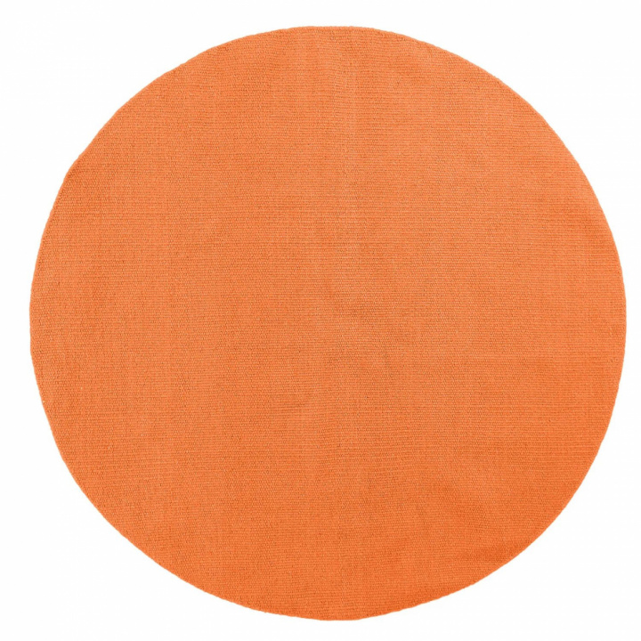 Runder Teppich \'Hamilton\' 120cm - Orange Peel in der Gruppe Einrichtung / Teppiche / Wollteppiche bei Reforma (V10167826)