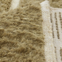 Rya Teppich \'Leknes handgewebte Wolle\' - Grün
