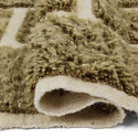 Rya Teppich \'Leknes handgewebte Wolle\' - Grün