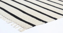 Baumwollteppich \'Helle\' 300x400cm - Weiß/Schwarz