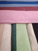 Baumwollteppich \'Nilo\' 60x120cm - Weiß/Schwarz