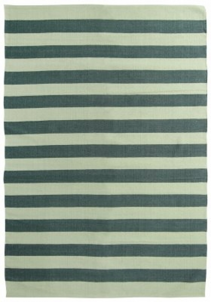 Baumwollteppich \'Nilo\' 80x200cm - Grün in der Gruppe Einrichtung / Teppiche / Gewebte Teppiche bei Reforma (V10188143)