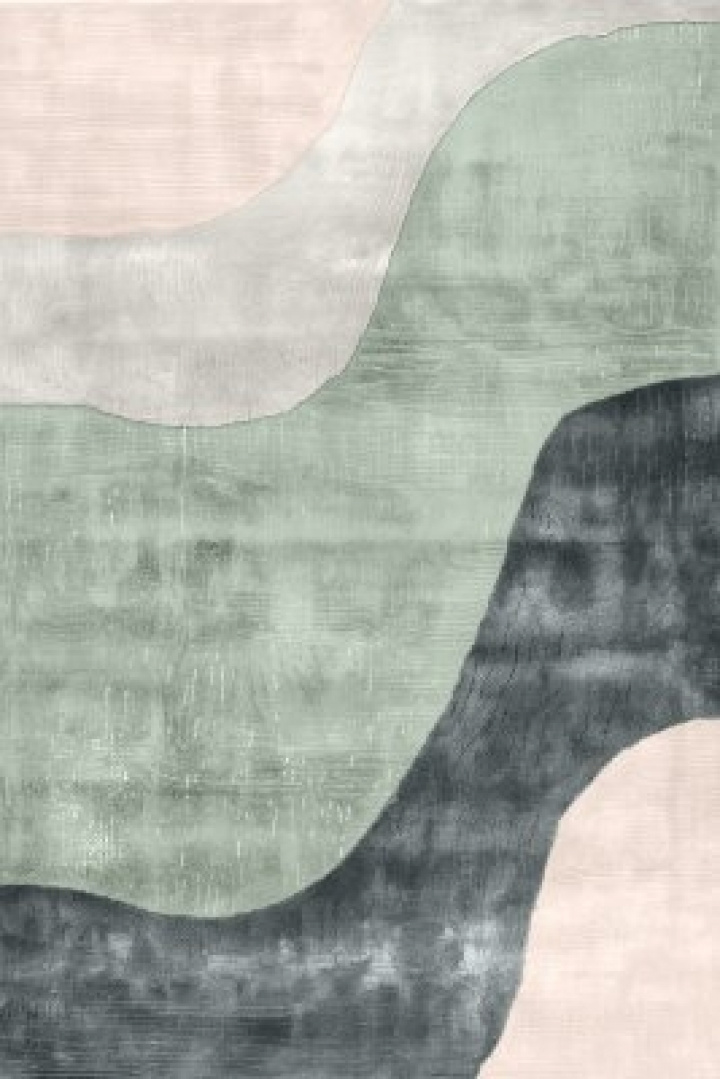 Wilton-Teppich \'Barcelona\' 240x340cm - Grün in der Gruppe Einrichtung / Teppiche / Gewebte Teppiche bei Reforma (V10197019)