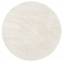 Runder Teppich \'Amora\' 120cm – Weiß