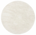 Runder Teppich \'Amora\' 120cm – Weiß