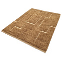 Rya Teppich \'Kiberg Handgewebte Wolle\' - Beige