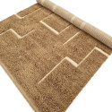 Rya Teppich \'Kiberg Handgewebte Wolle\' - Beige