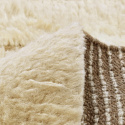 Rya Teppich \'Kiberg Handgewebte Wolle\' - Weiß