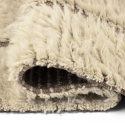 Rya Teppich \'Kiberg Handgewebte Wolle\' - Weiß
