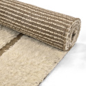 Rya Teppich \'Kiberg Handgewebte Wolle\' - Weiß
