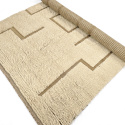 Rya Teppich \'Kiberg Handgewebte Wolle\' - Weiß